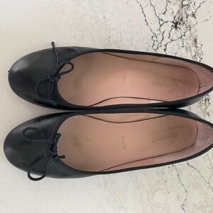 Leather Italian Low Heel Pumps